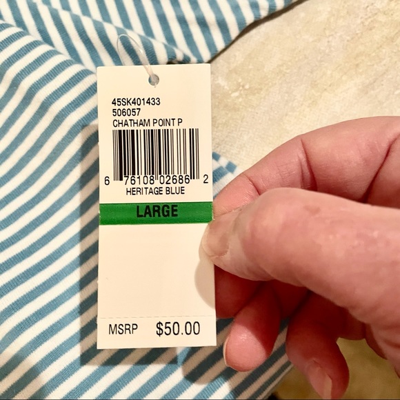 NWT Izod Saltwater Polo Chatham Point Polo Sz Large - Picture 3 of 9